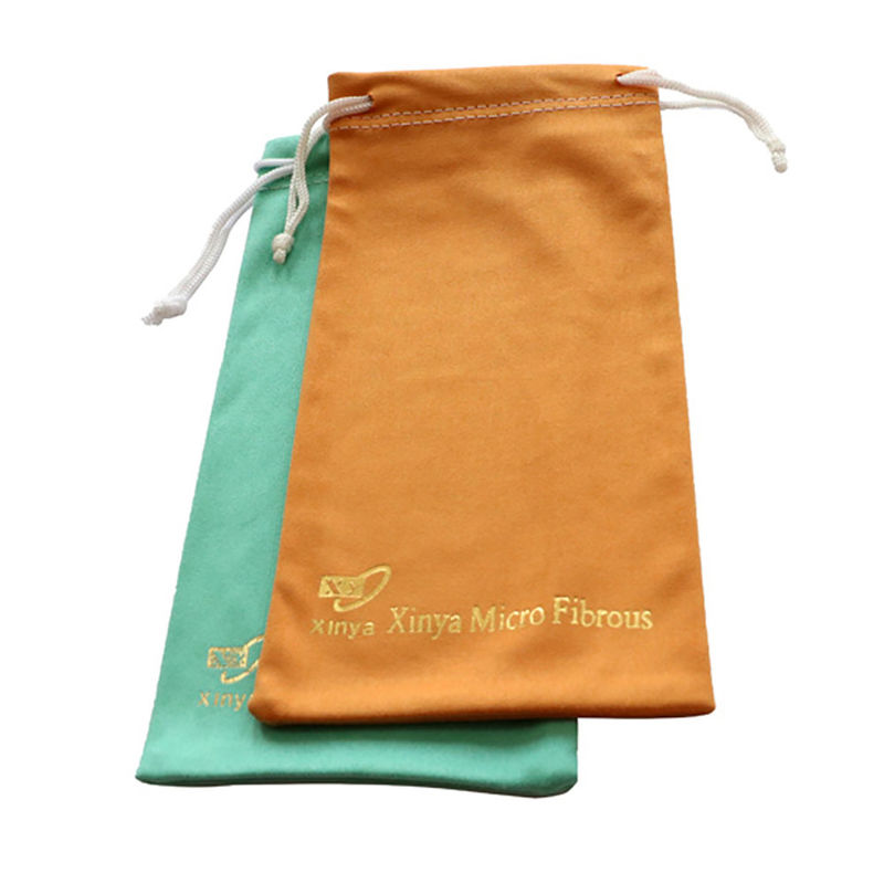 160-230gsm kantong microfiber warna yang disesuaikan untuk berbagai kemasan