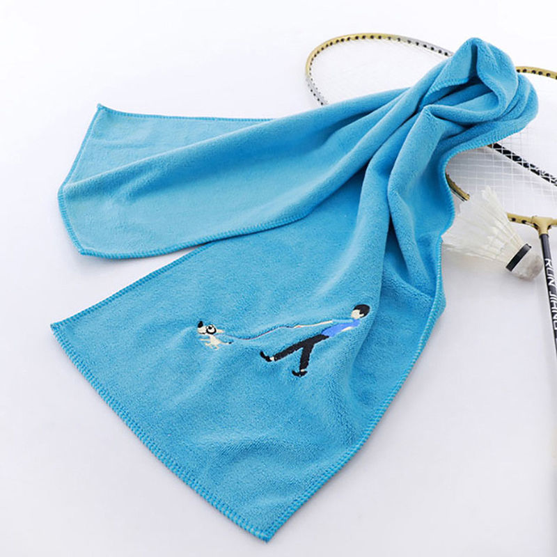 Berat Disesuaikan Ukuran Warna Mengasap Keringat Sports Towel